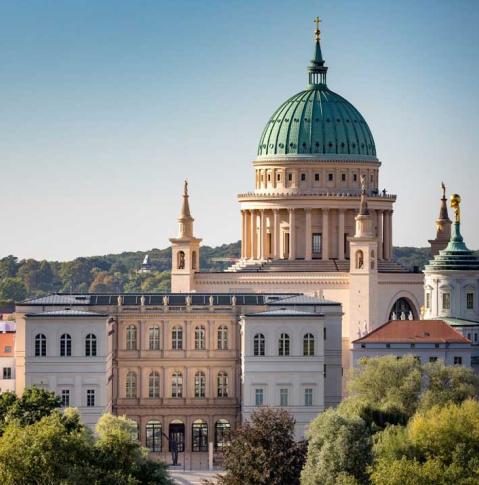 Museum Barberini in Potsdam Museum Barberini aus der Ferne
