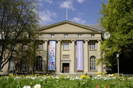 front of the Museum of European Cultures